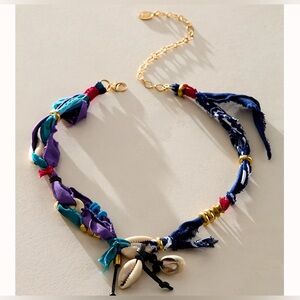 Free People Alpha Choker. NWT. Navy